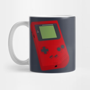 Retro Handheld Red Mug